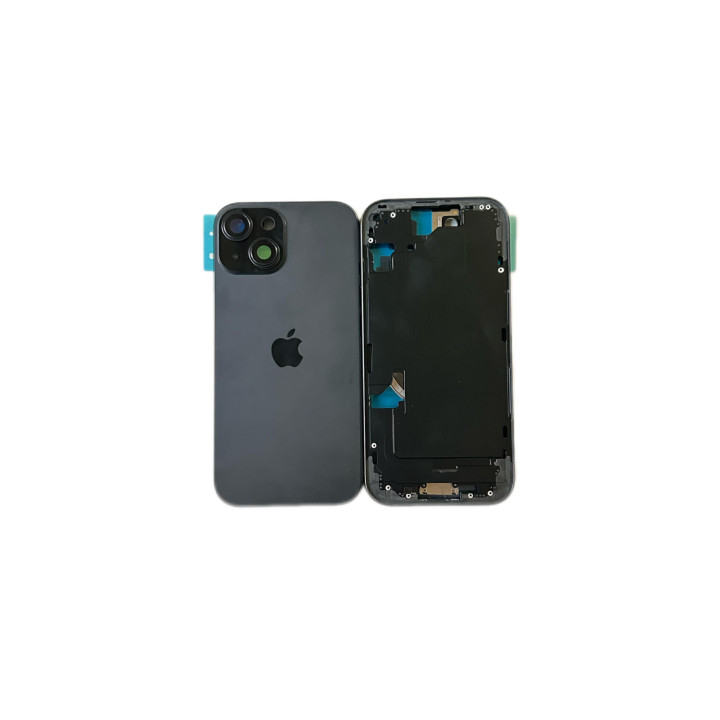 Bare rear chassis for iPhone 15 Black + tools + seal