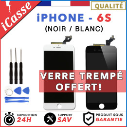 VITRE TACTILE + ECRAN LCD RETINA ASSEMBLÉ POUR IPHONE 6S NOIR ou BLANC