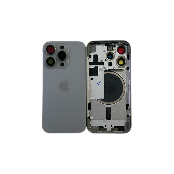 Bare rear chassis for iPhone 15 Pro Max Grey + tools + seal