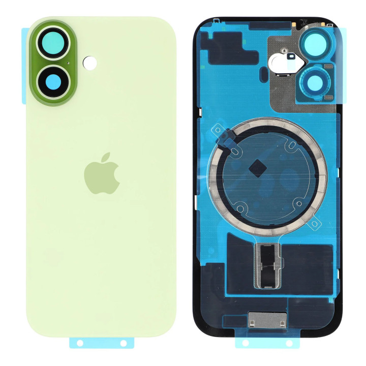 Back glass for iPhone 17 Green + adhesive + metal plate + seal