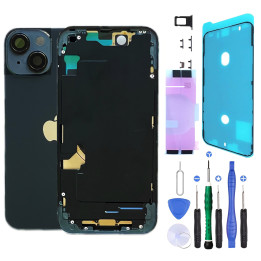 Châssis arrière NU pour iPhone 14 Plus Noir + outils + joint