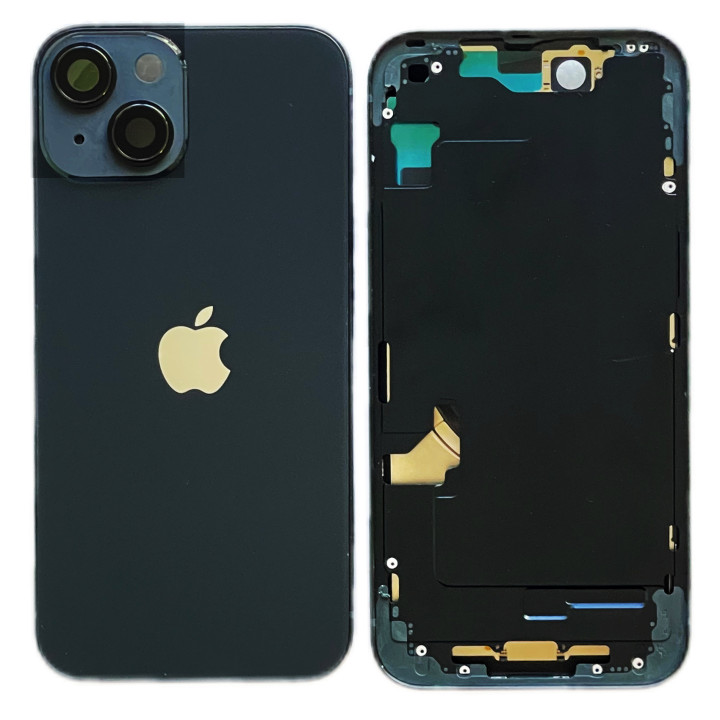 Châssis arrière NU pour iPhone 14 Plus Noir + outils + joint