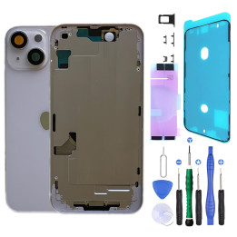 Bare rear chassis for iPhone 14 Plus Purple + tools + seal