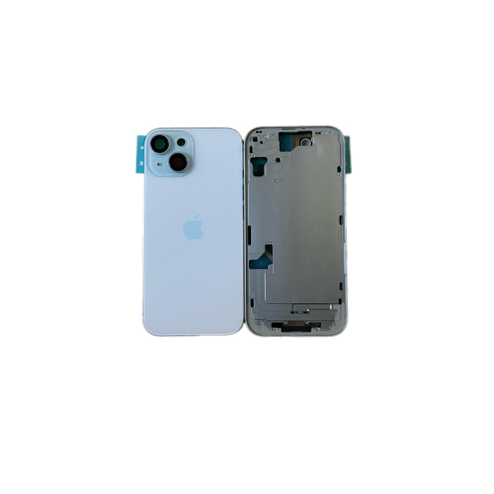 Complete preassembled chassis for iPhone 15 Plus Blue + seal + tools