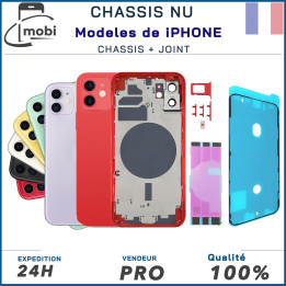 Châssis Nu pour iPhone 8 X XR XS 11 12 13 14 15 16 17 18 Mini Plus Pro Max Duo