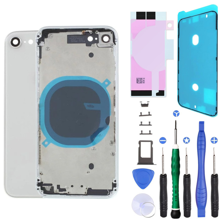 Châssis Nu pour iPhone 8 X XR XS 11 12 13 14 15 16 17 18 Mini Plus Pro Max Duo